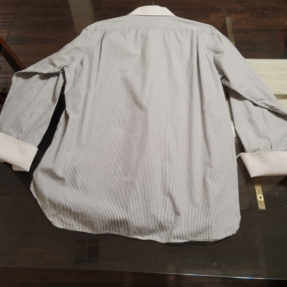 Burberry Shirts Burberry London Striped Button Down French Cuff Shirt Poshmark